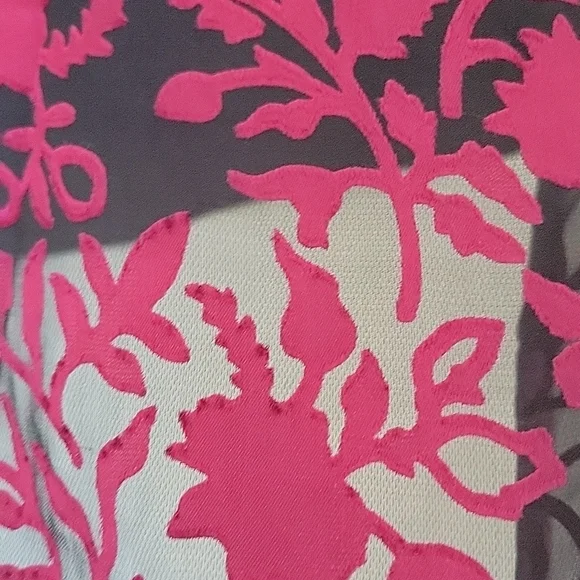 Sz 00 CLUB MONACO - Floral Burnout Dress - NWT! - Gorgeous 2-in-1 Dresses - Picture 10 of 14